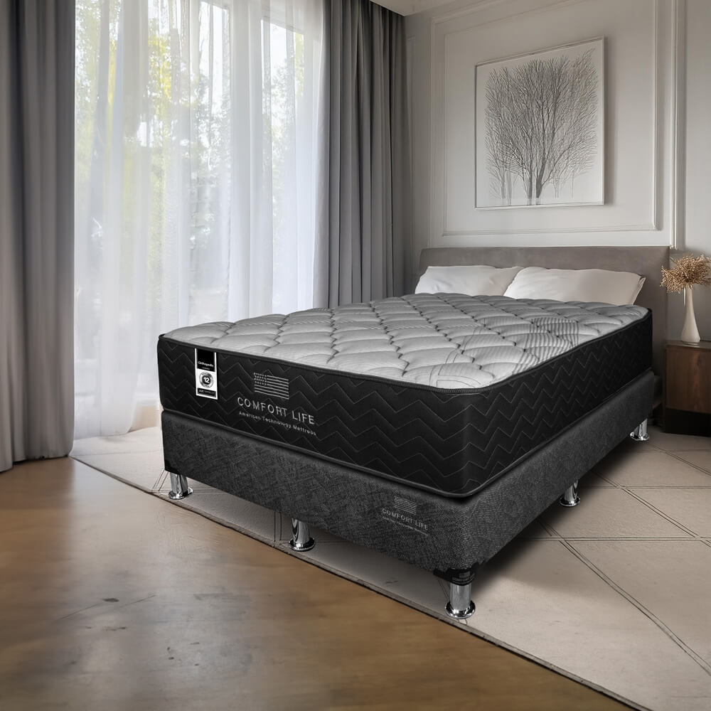 Colchon Comfort Life Black Orthopedic Extra Firme