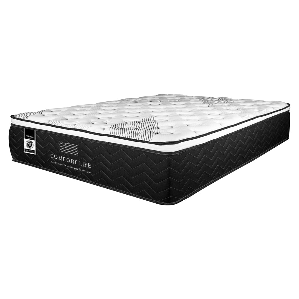 Colchon Comfort Life Black Midnight Pillow Top Firme