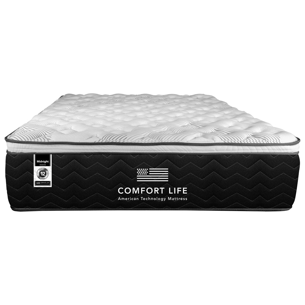 Colchon Comfort Life Black Midnight Pillow Top Firme
