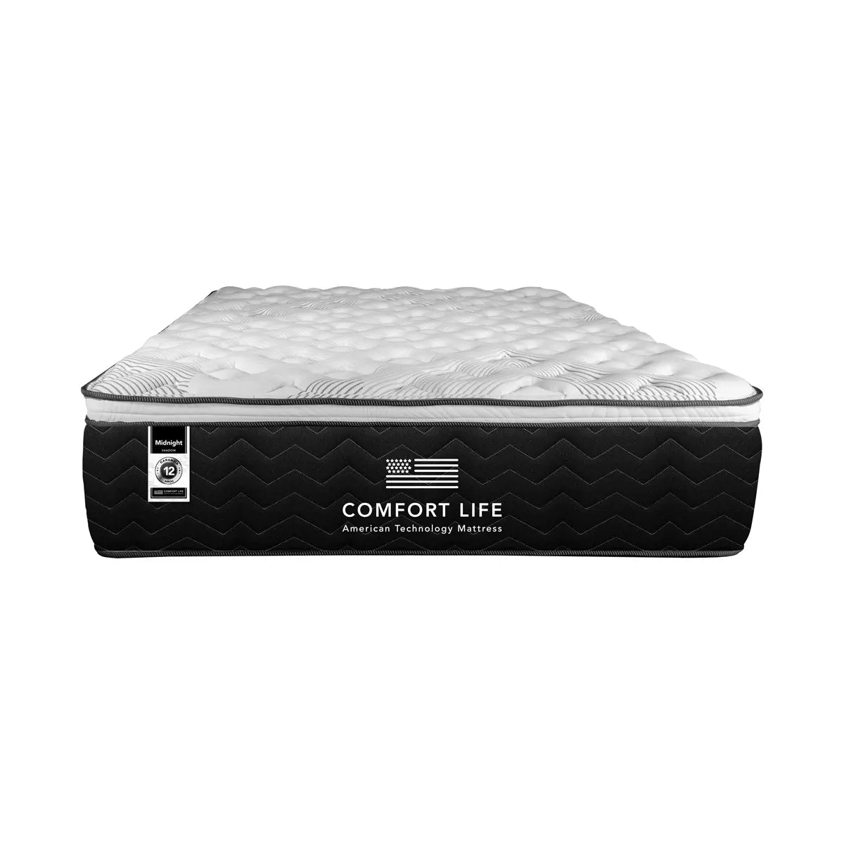 Colchon Comfort Life Black Midnight Pillow Top Firme